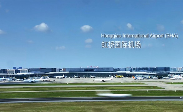 上海旗華進博會期間全新廣告登陸上海虹橋、上海浦東兩大機場