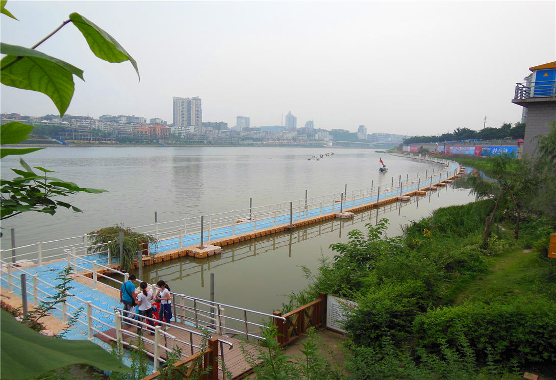 四川內江水上浮橋