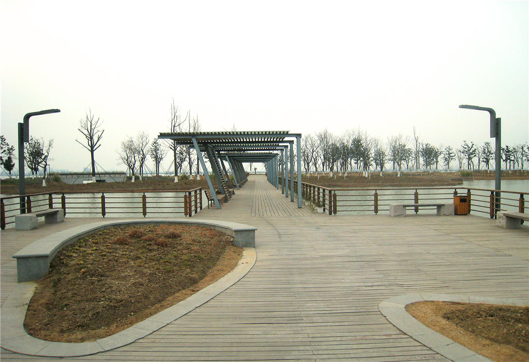 蘇州陽(yáng)澄湖水上浮橋