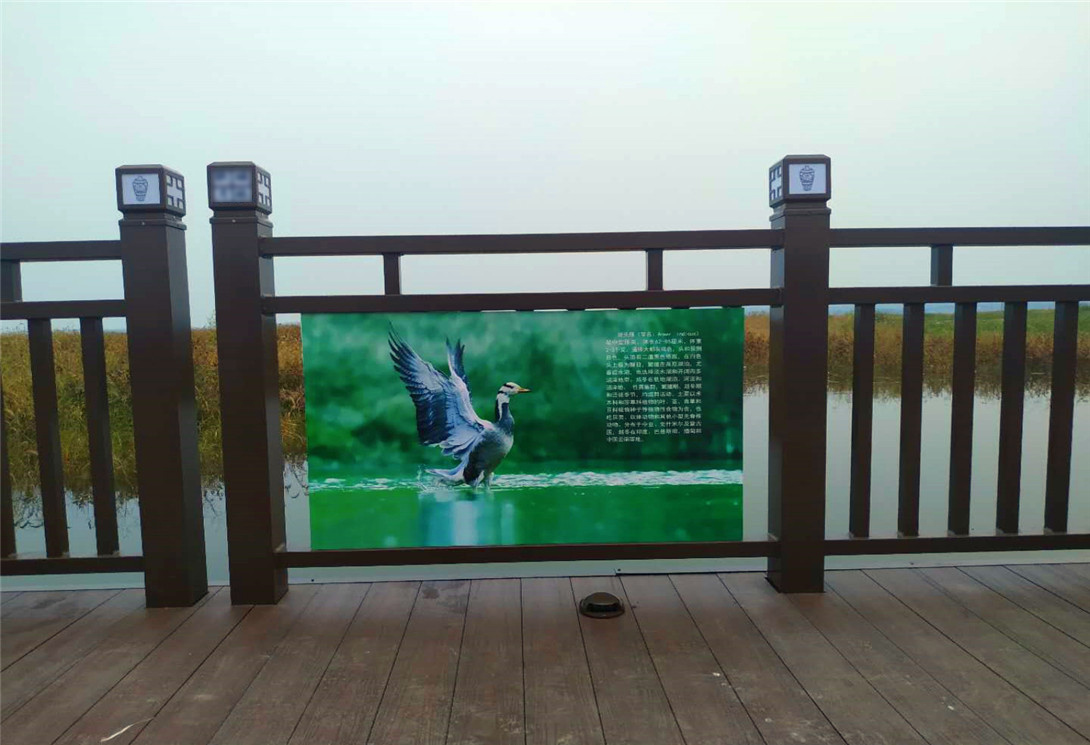 河北磁縣采煤塌陷區(qū)文化創(chuàng)意浮橋