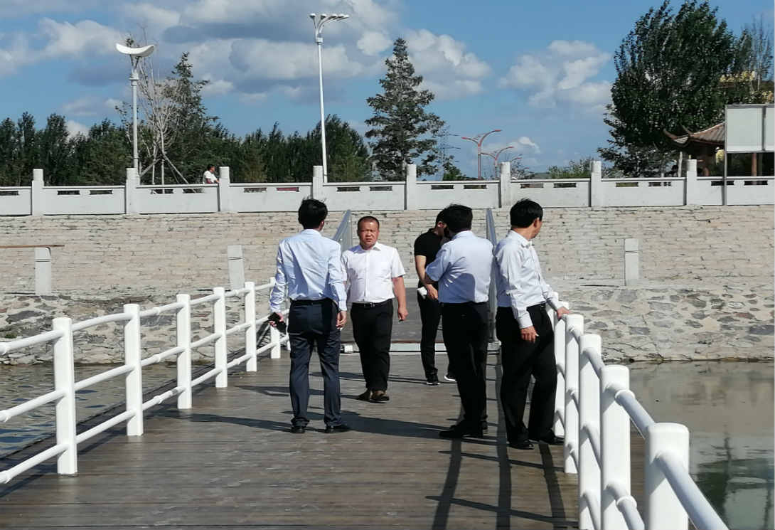 內(nèi)蒙古霍林河水上浮橋