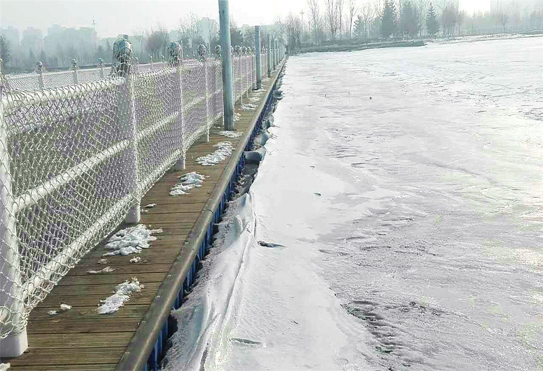 內(nèi)蒙古通遼主城區(qū)水上浮橋