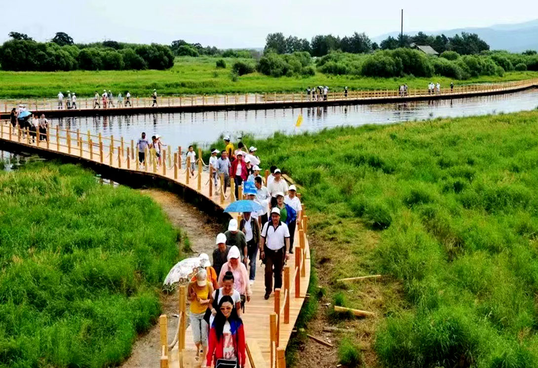黑龍江撫遠黑瞎子島濕地公園（中俄交界）