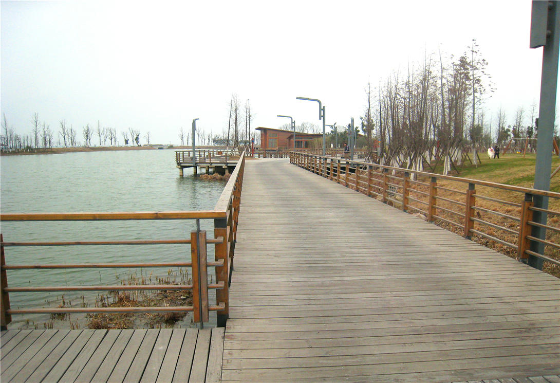 蘇州陽(yáng)澄湖水上浮橋