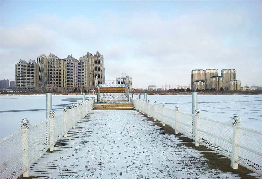 內(nèi)蒙古通遼主城區(qū)水上浮橋