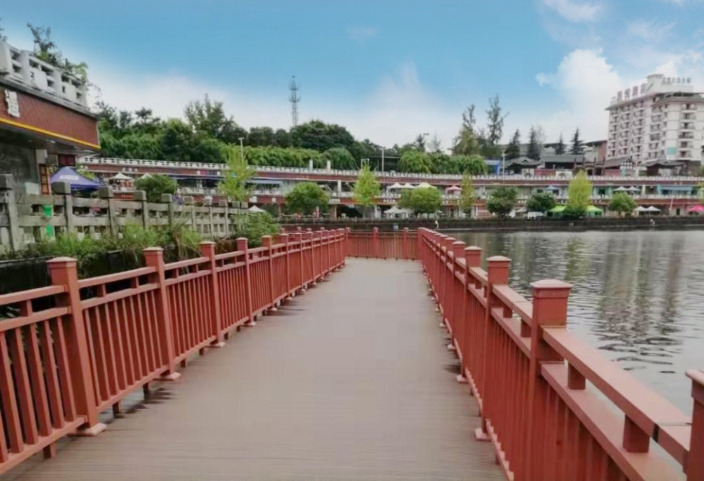 四川西充大型水上浮橋
