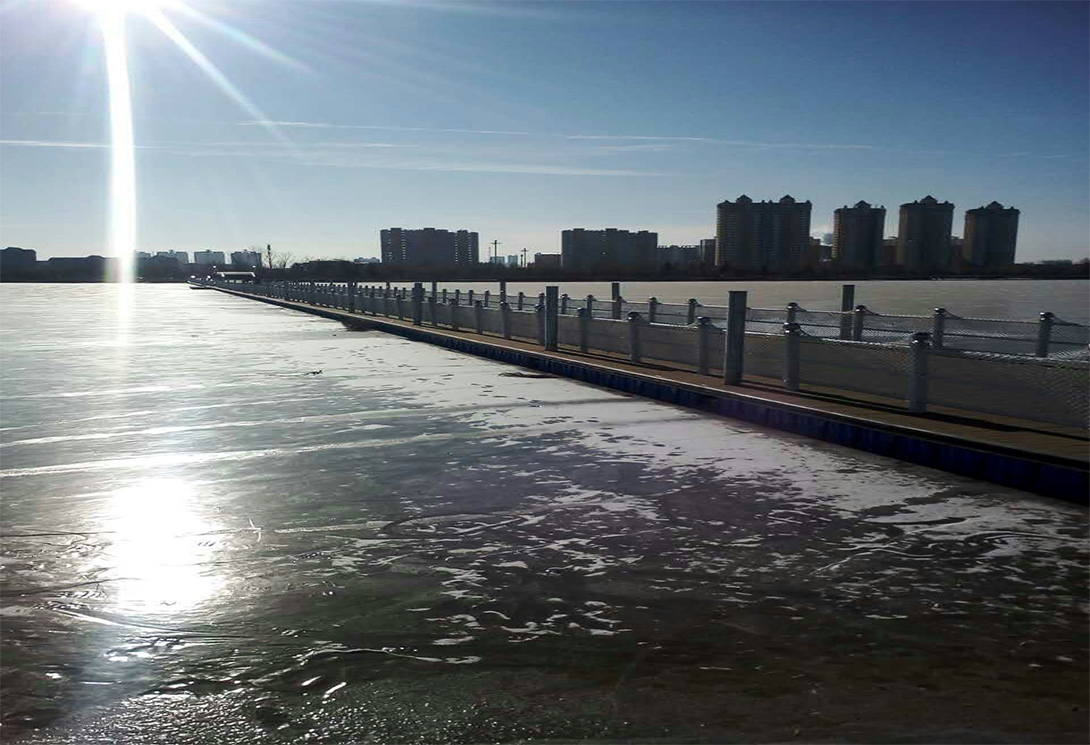 內(nèi)蒙古通遼主城區(qū)水上浮橋
