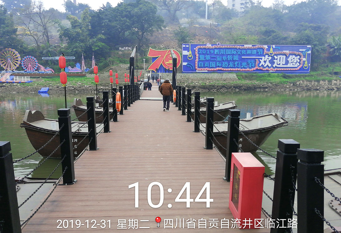 四川自貢市釜溪河恐龍燈光節(jié)