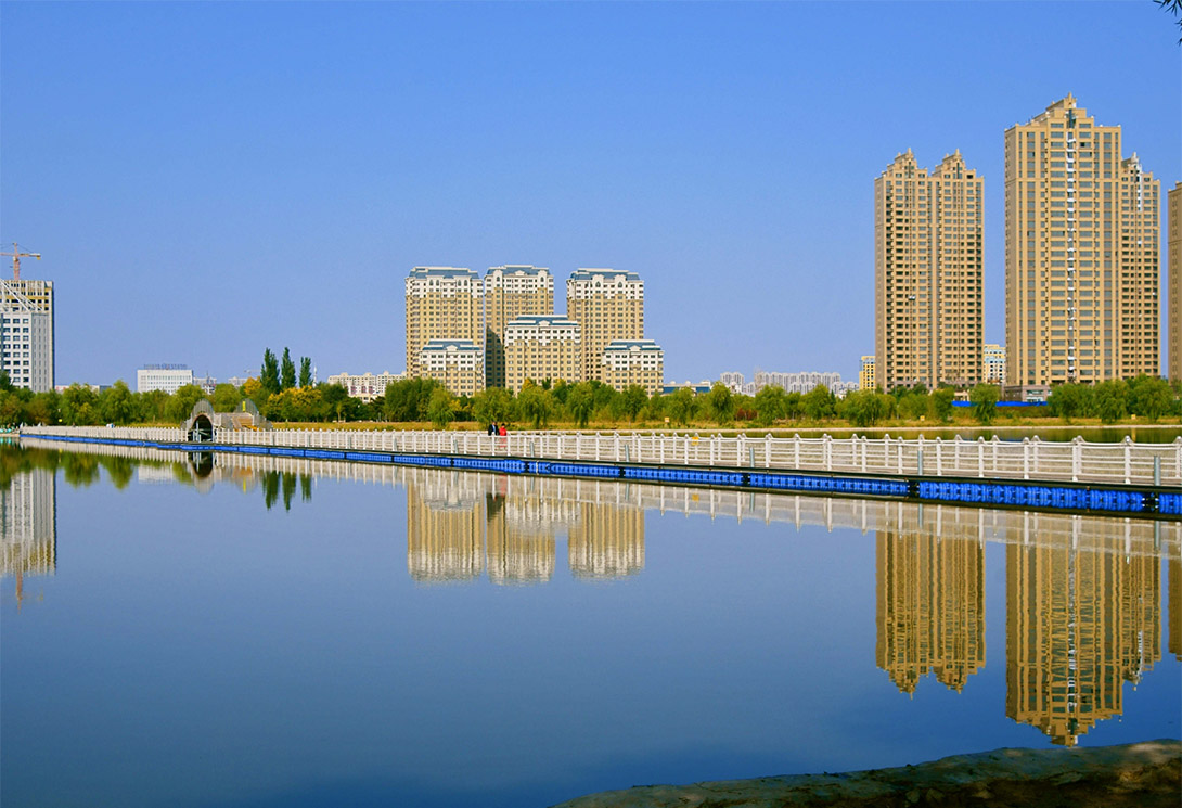 內(nèi)蒙古通遼主城區(qū)水上浮橋
