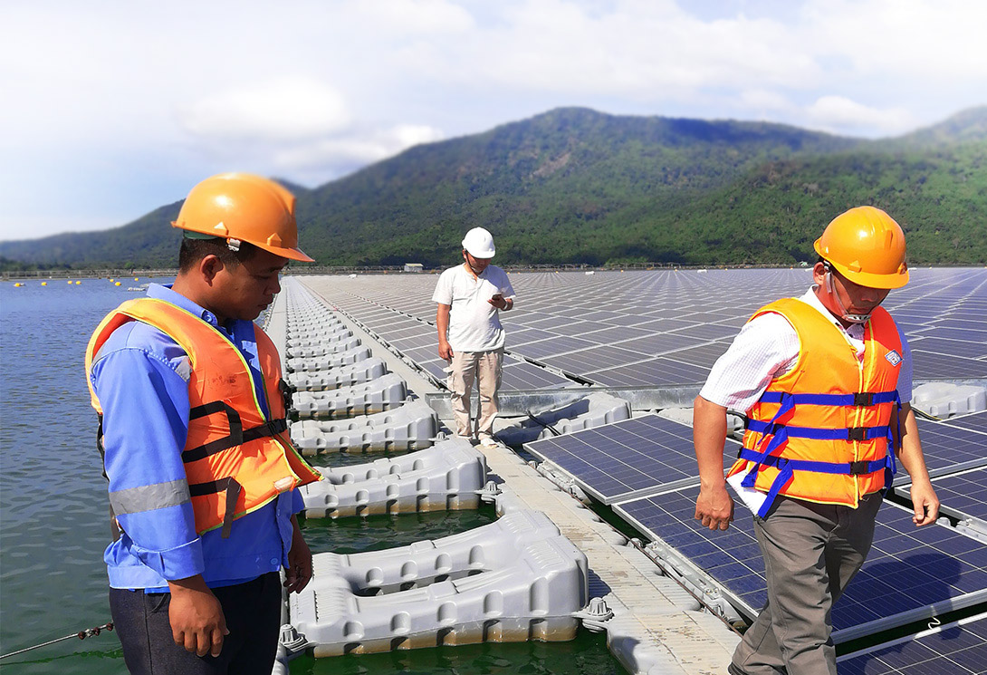 越南平順省 200MW 大型水上漂浮光伏電站
