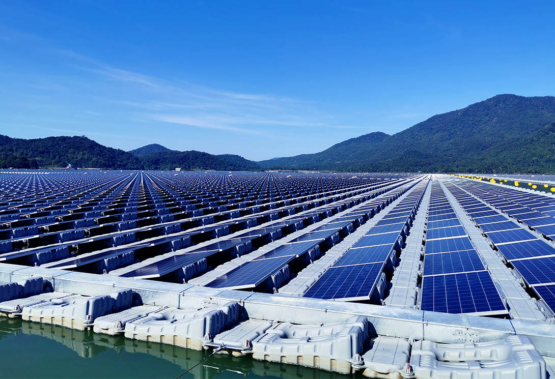越南平順省 200MW 大型水上漂浮光伏電站