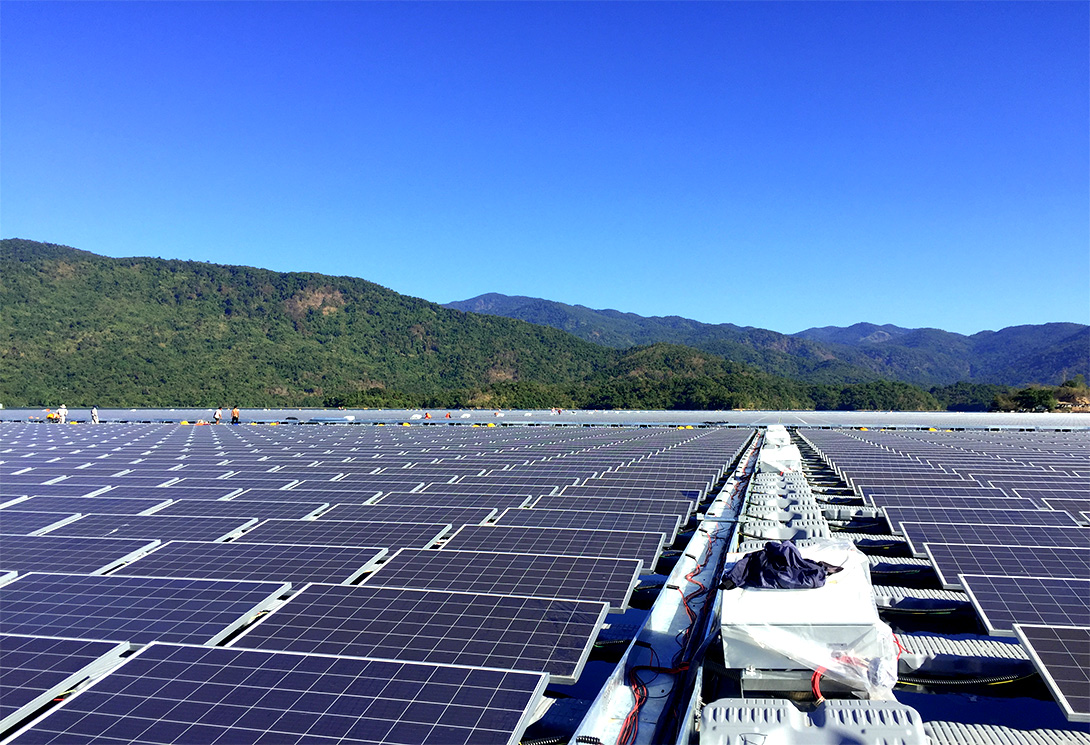 越南平順省 200MW 大型水上漂浮光伏電站