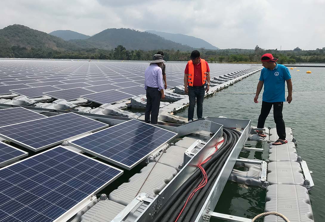 越南平順省 200MW 大型水上漂浮光伏電站