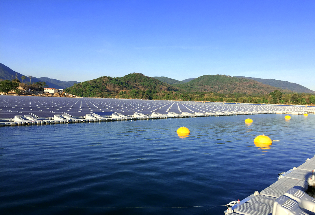 越南平順省 200MW 大型水上漂浮光伏電站