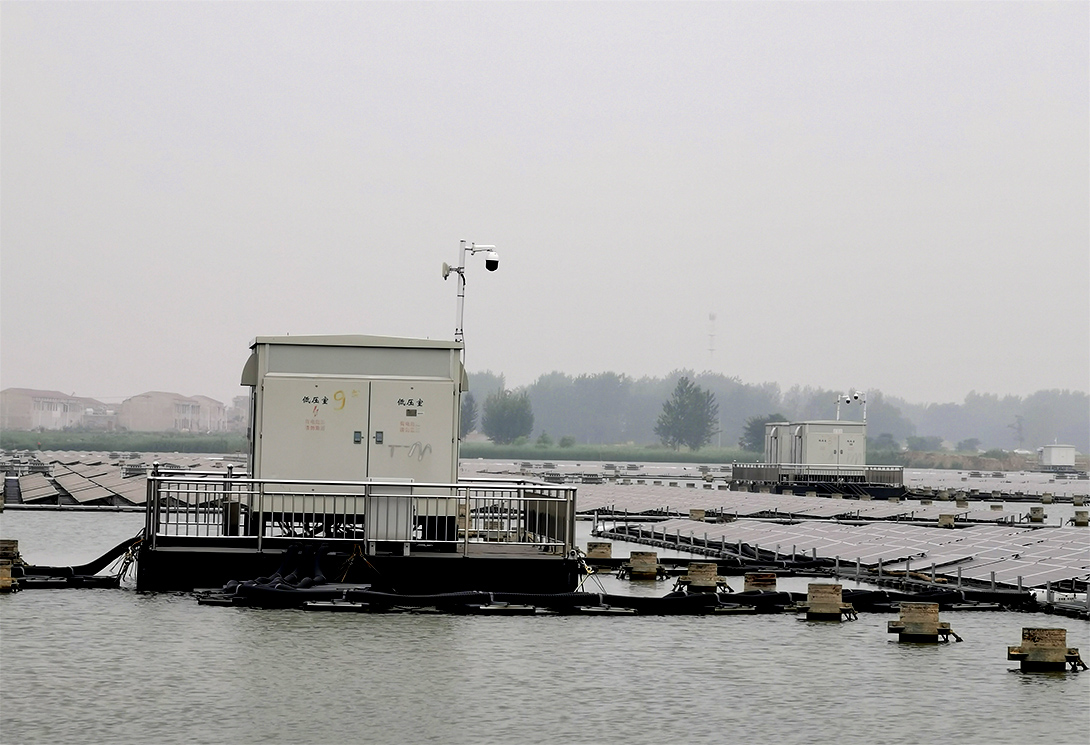 安徽淮北采煤沉陷區(qū)15MW水上光伏漂浮電站
