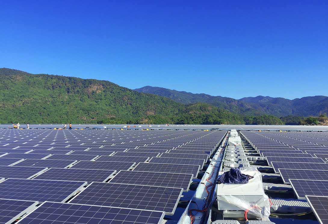 越南平順省200MW大型水上漂浮光伏電站