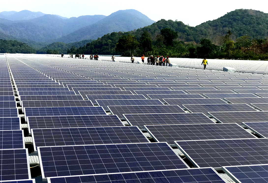 越南平順省 200MW 大型水上漂浮光伏電站