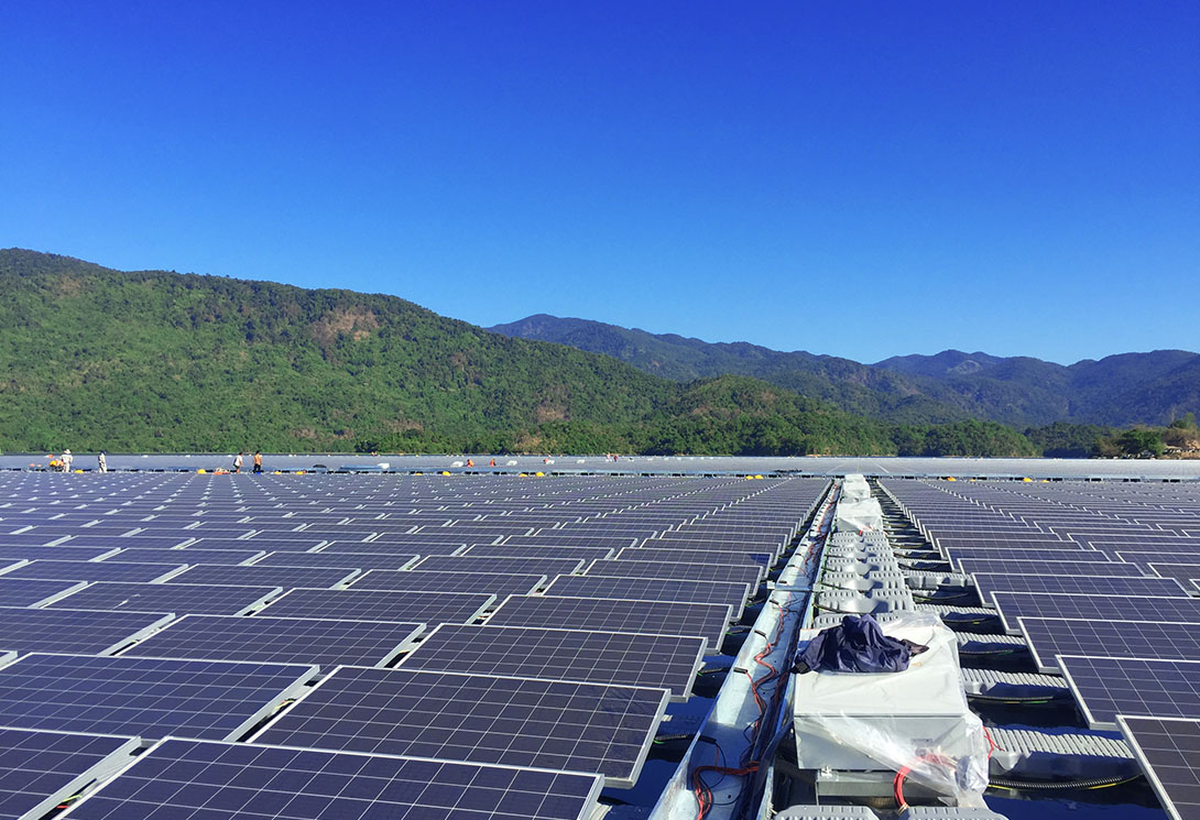 越南平順省 200MW 大型水上漂浮光伏電站