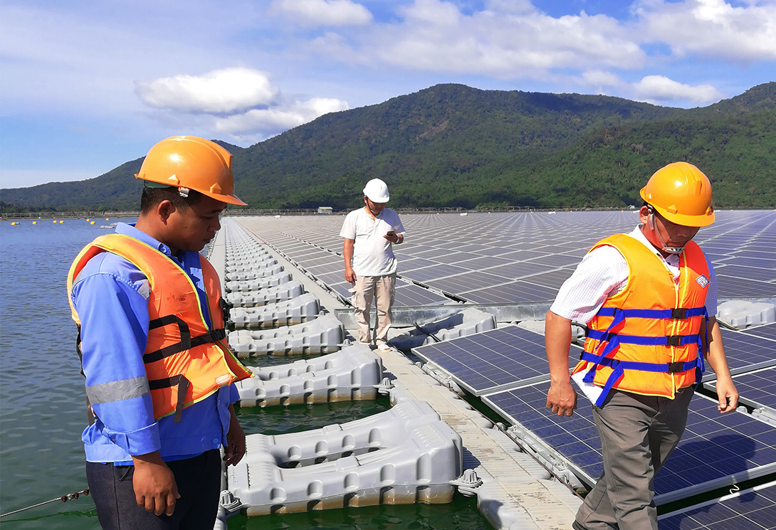 越南平順省 200MW 大型水上漂浮光伏電站