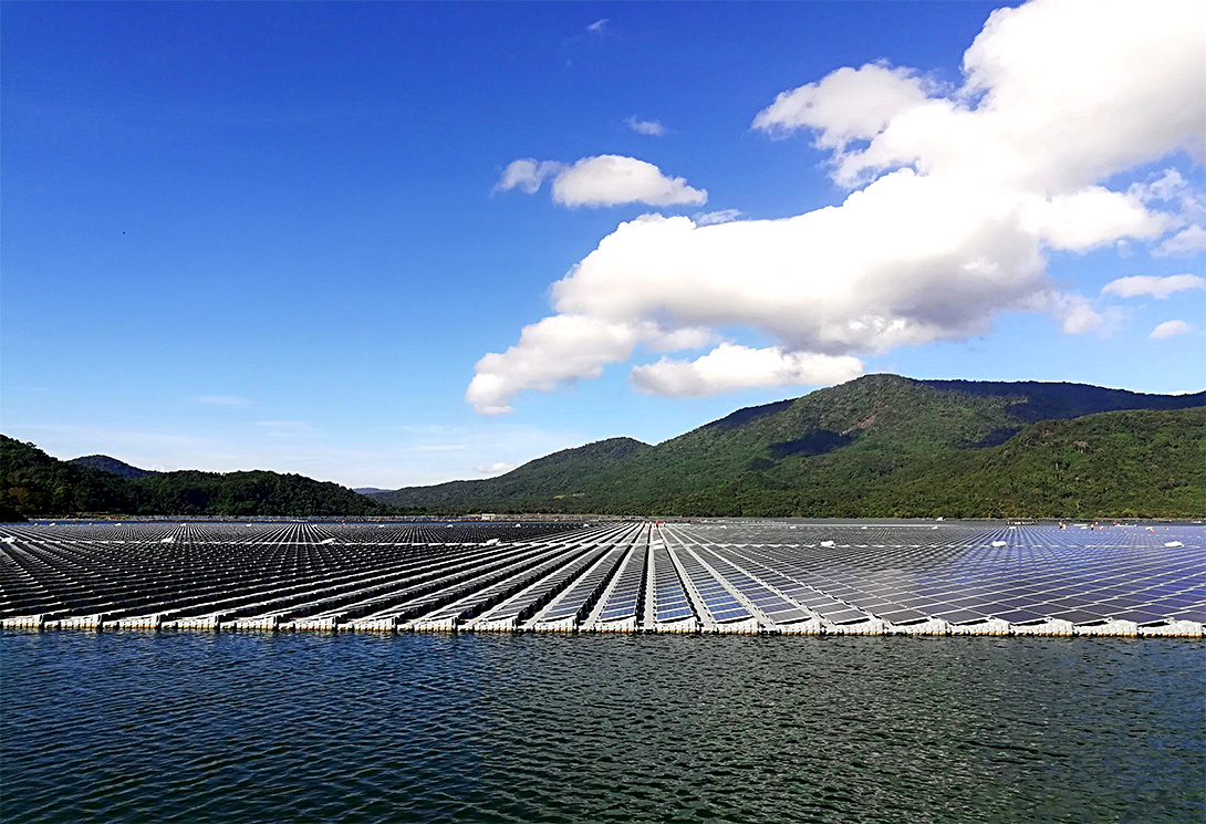 越南平順省 200MW 大型水上漂浮光伏電站