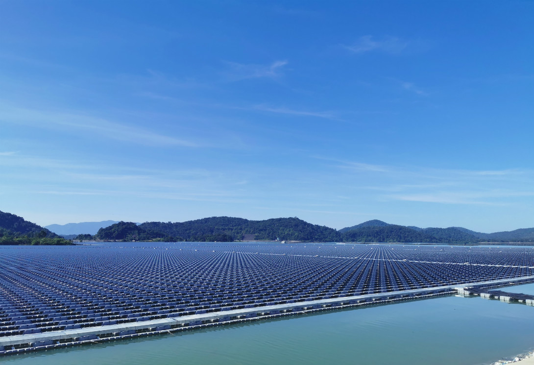 越南平順省 200MW 大型水上漂浮光伏電站