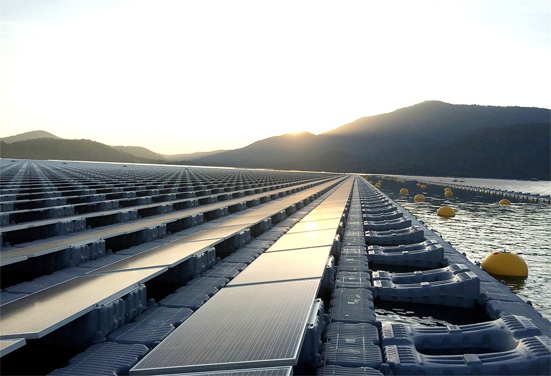 越南平順省 200MW 大型水上漂浮光伏電站