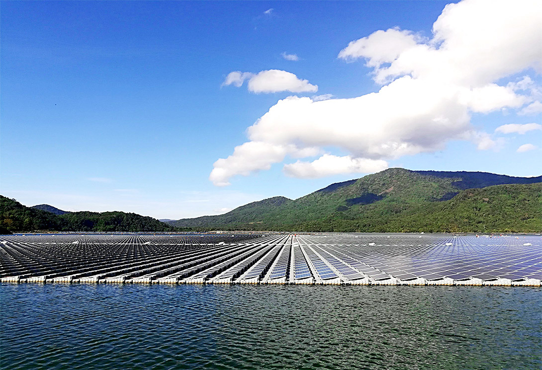 越南平順省 200MW 大型水上漂浮光伏電站