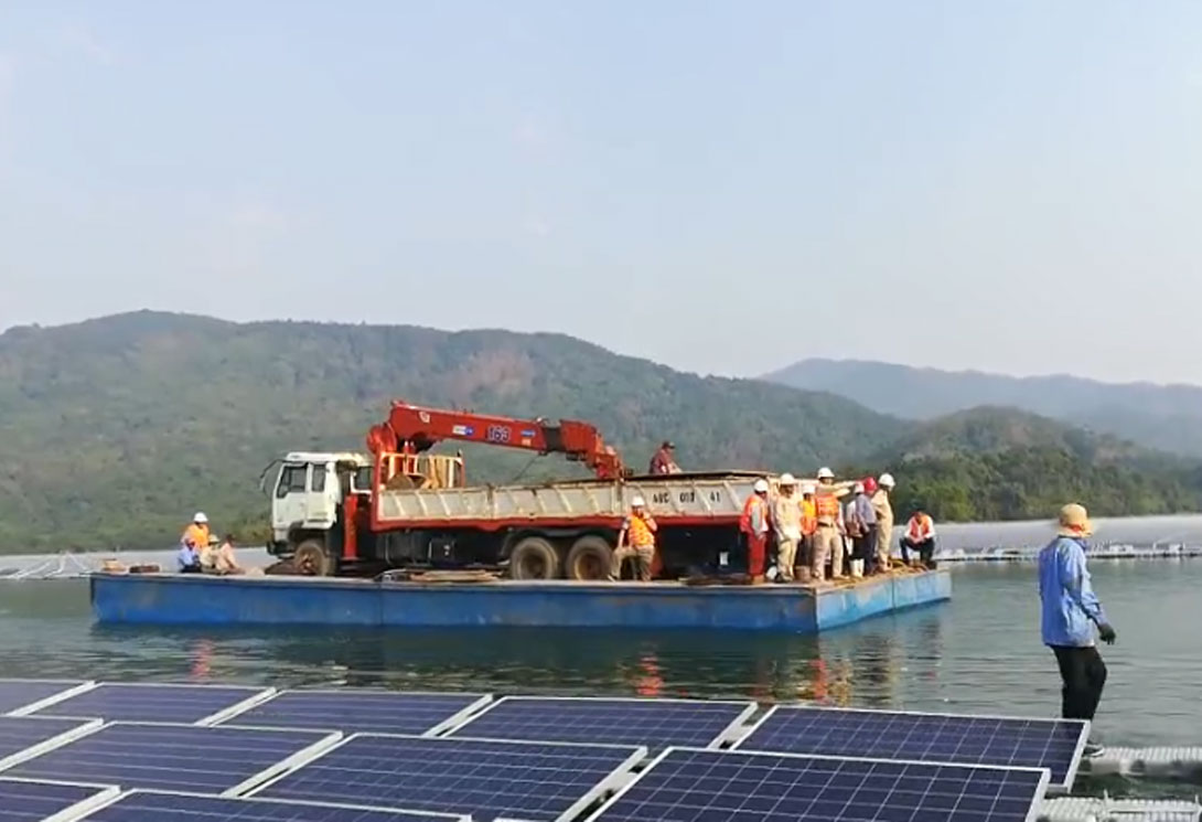 越南平順省200MW大型水上漂浮光伏電站