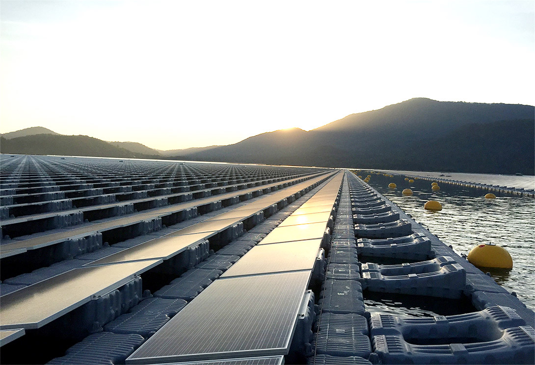 越南平順省 200MW 大型水上漂浮光伏電站