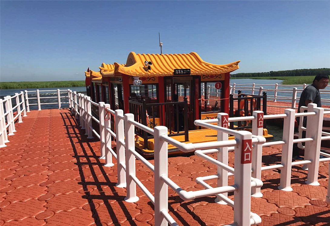 黑龍江北大荒農(nóng)場雁窩島濕地公園觀鳥碼頭