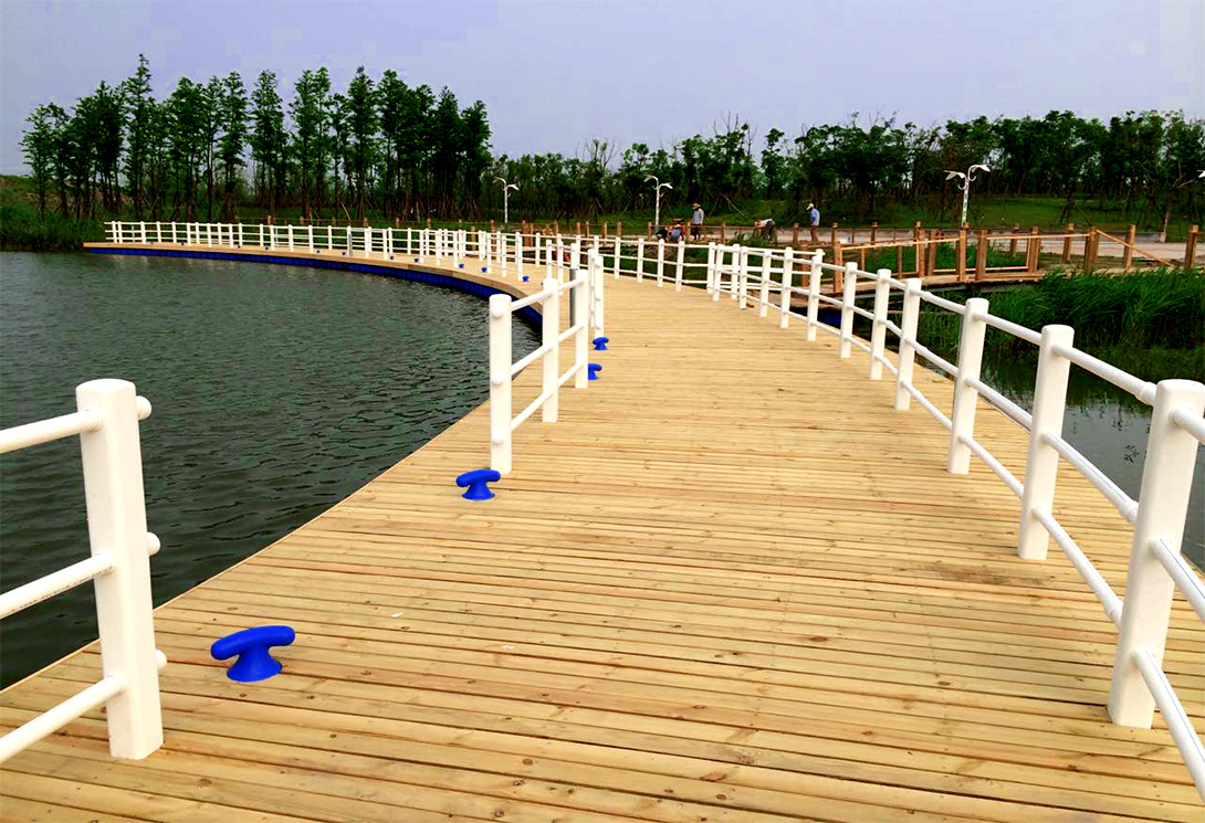 江蘇海門國家森林公園浮動碼頭
