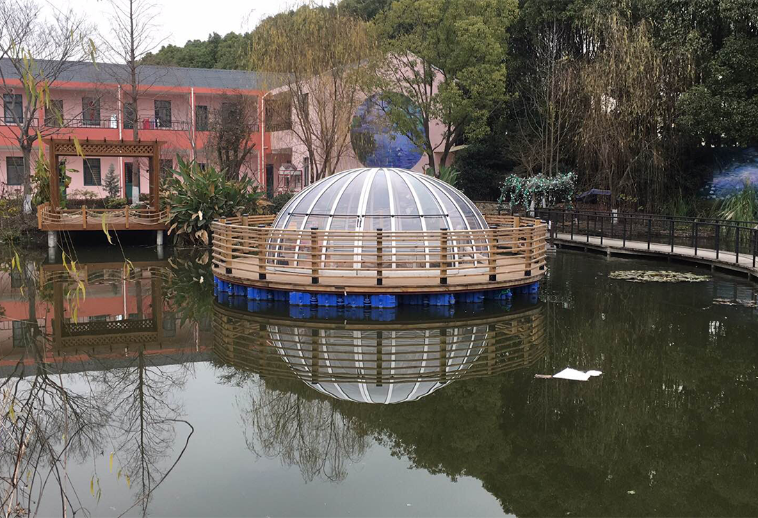 上海夢(mèng)花源水上漂浮星空小屋