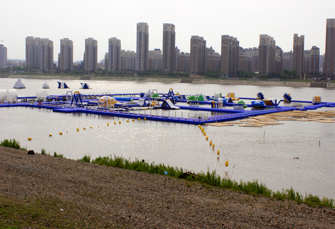 黑龍江牡丹江鏡泊湖大型水上游泳池