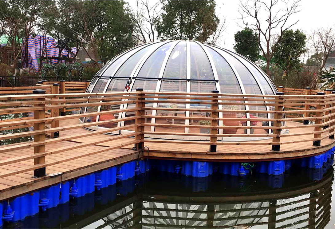 上海夢(mèng)花源水上漂浮星空小屋