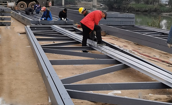 水上工程專用鋼結構拱橋