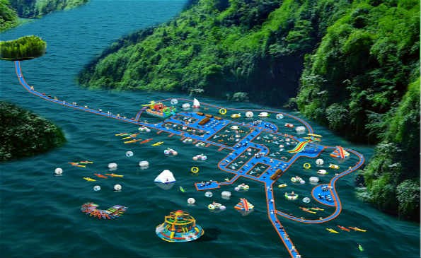 水上漂浮樂園規(guī)劃圖