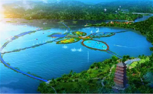 水上漂浮樂園效果圖
