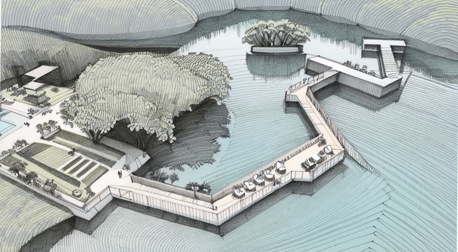 水上文旅規(guī)劃手稿