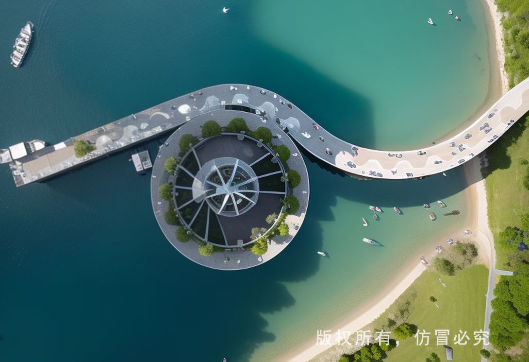 水上漂浮樂園效果圖