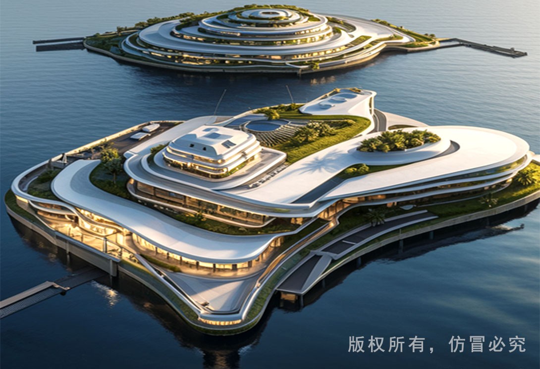 水上度假村效果圖