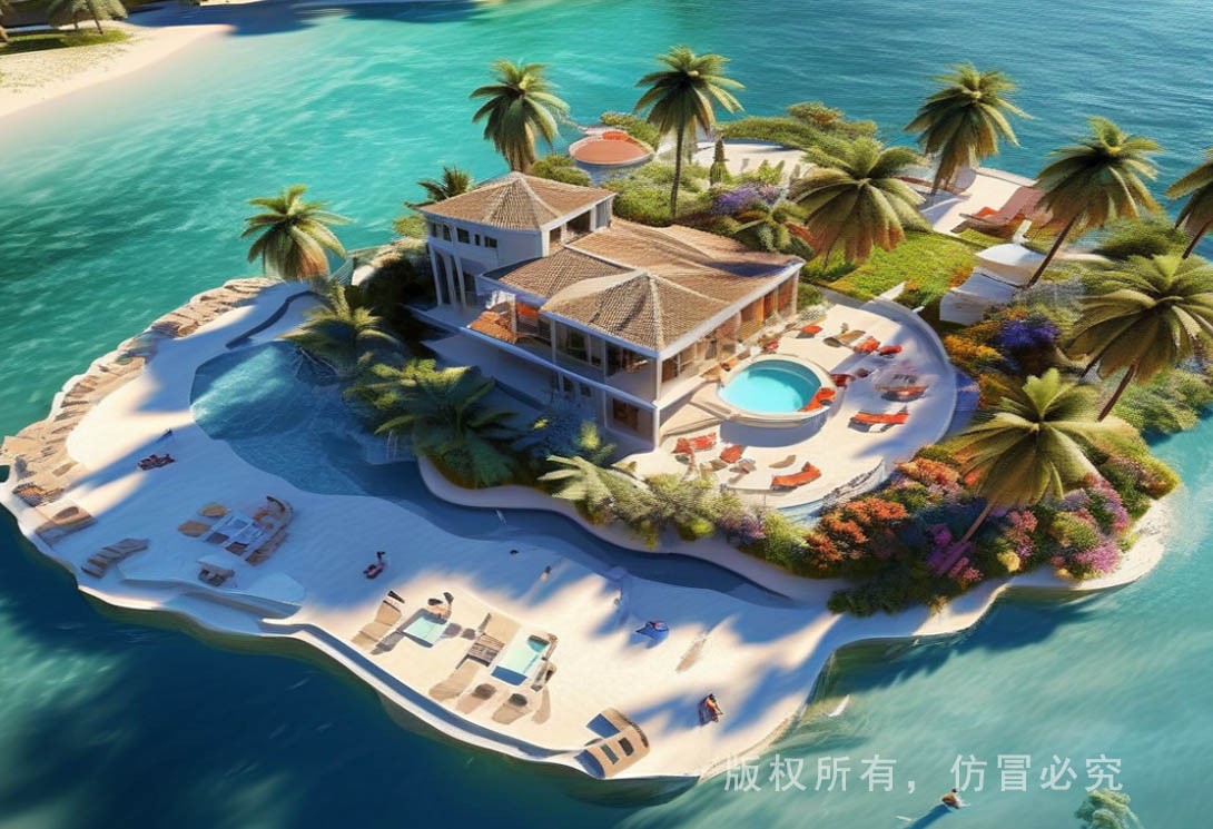 水上漂浮樂園效果圖