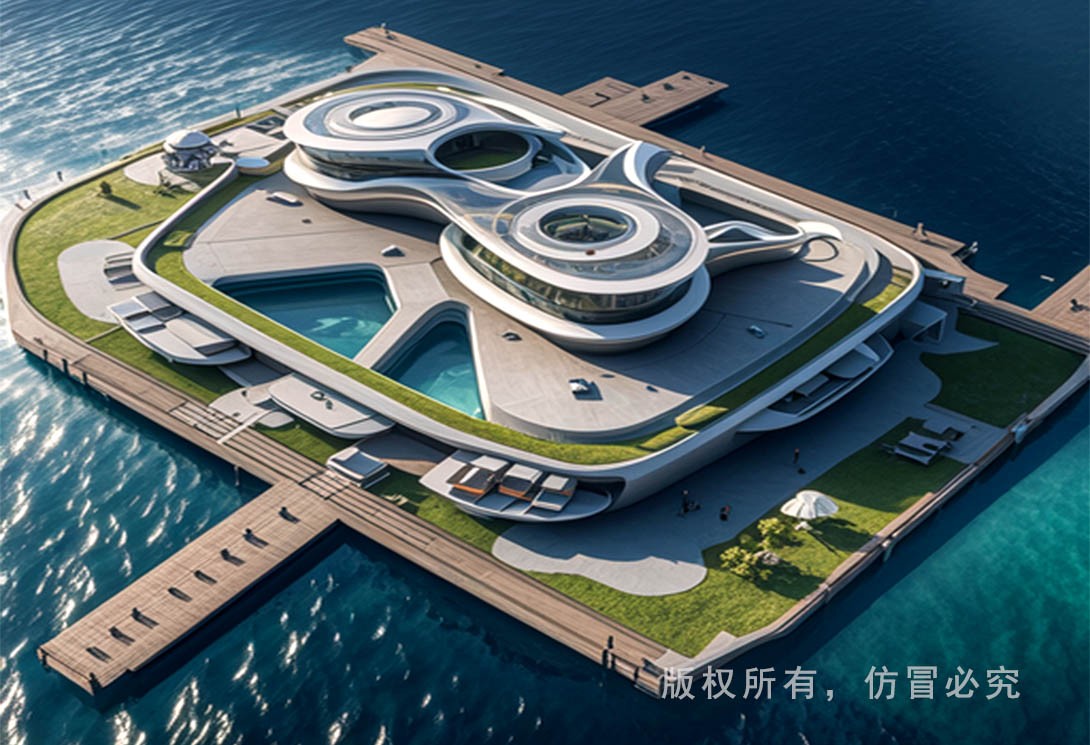水上度假村效果圖