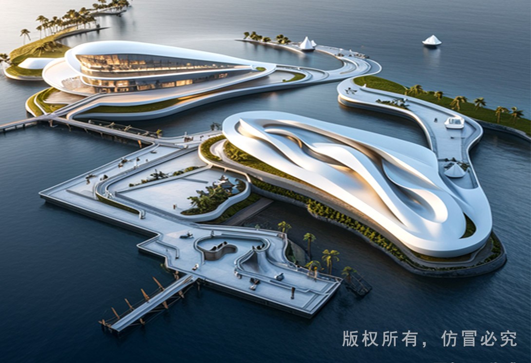 水上度假村效果圖