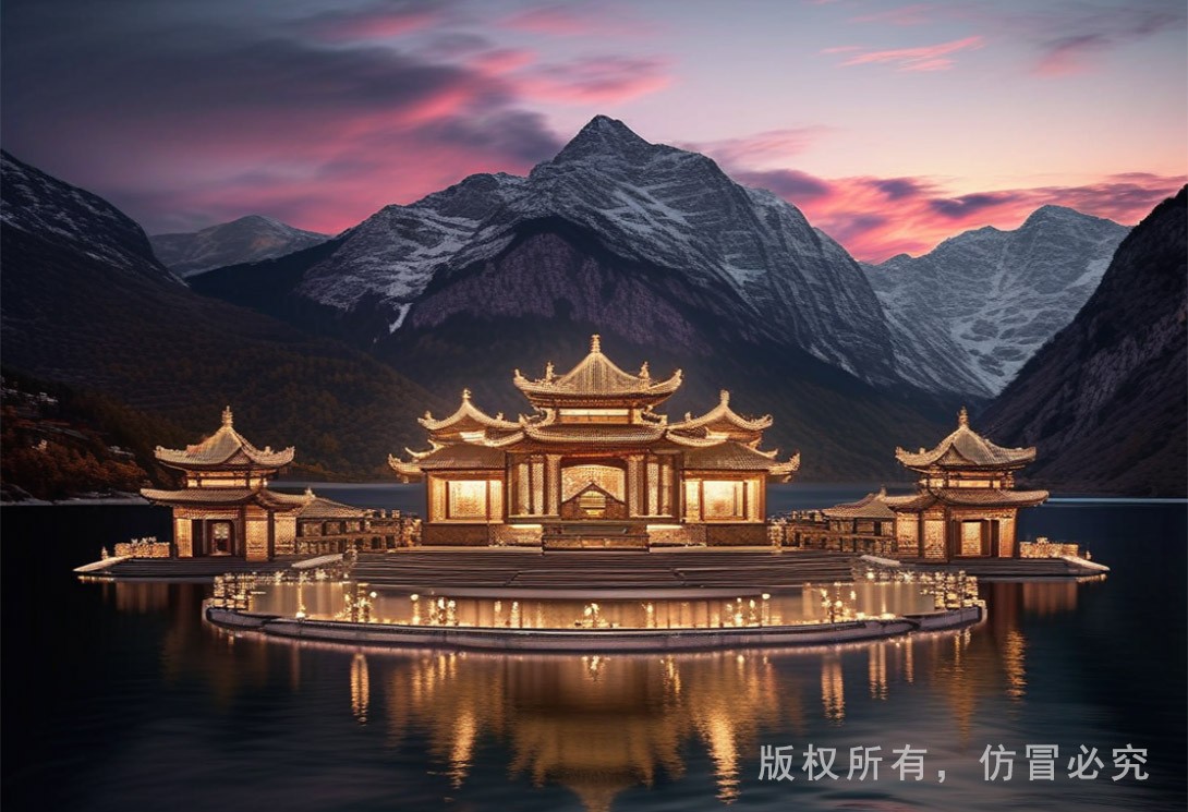 水上舞臺效果圖