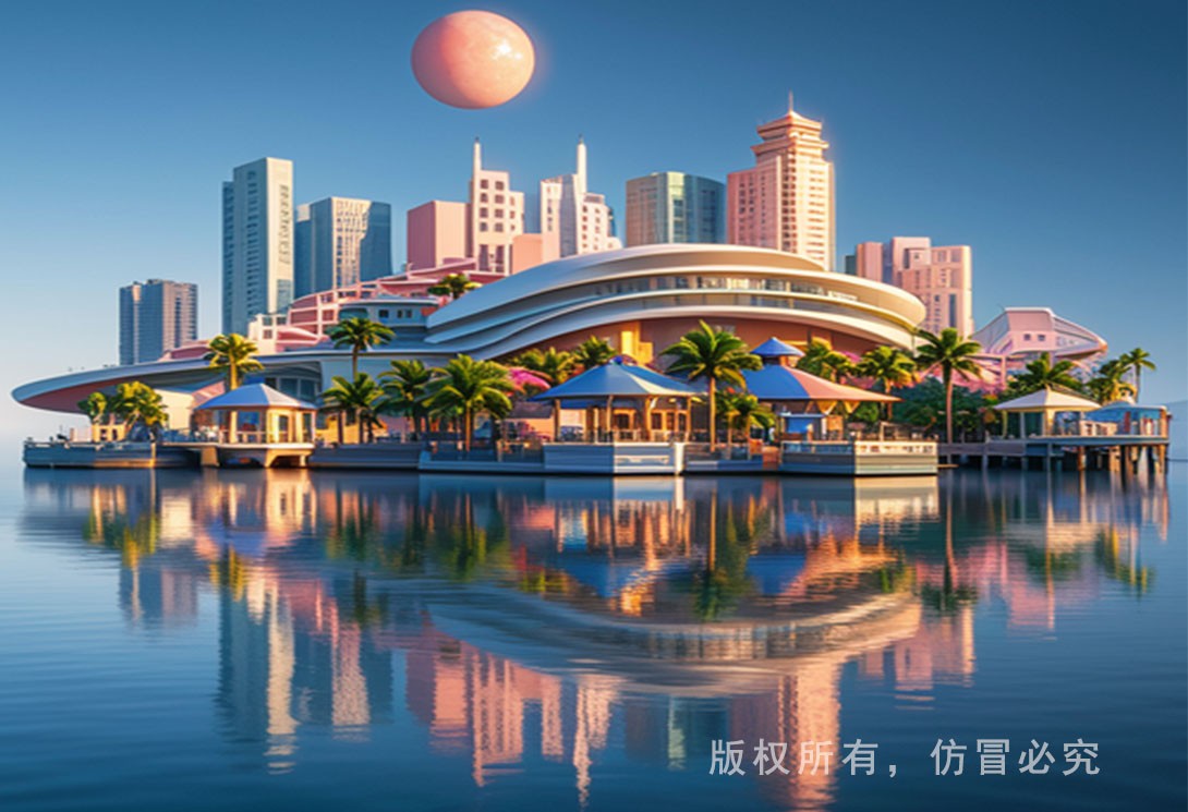 水上文旅規(guī)劃效果圖
