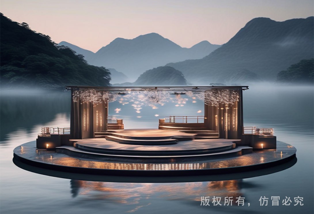 水上舞臺效果圖