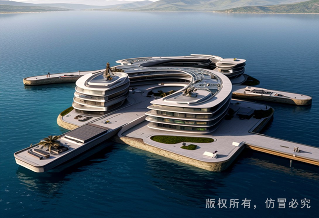 水上度假村效果圖