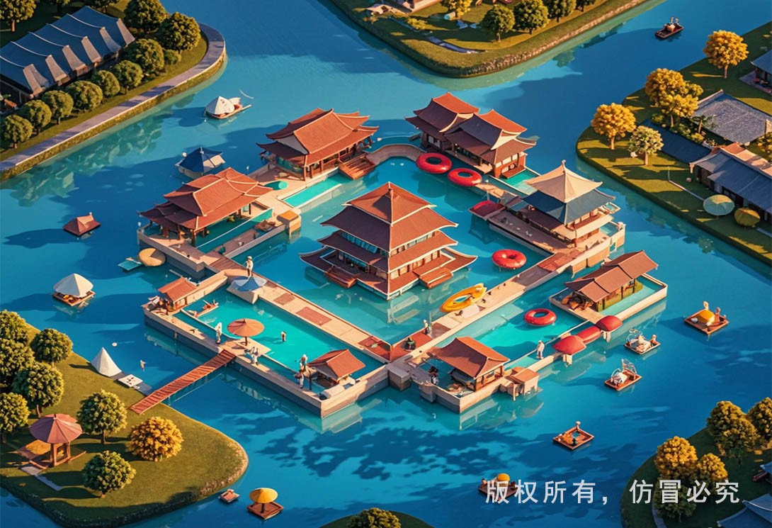 水上文旅規(guī)劃效果圖