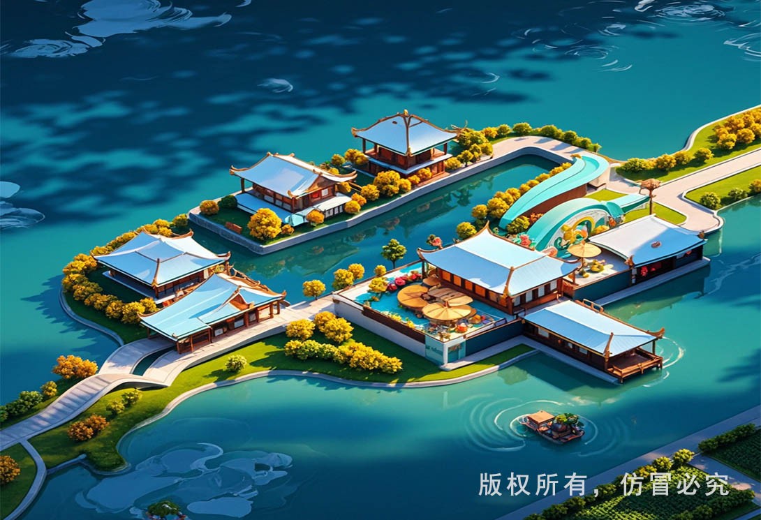 水上文旅規(guī)劃效果圖