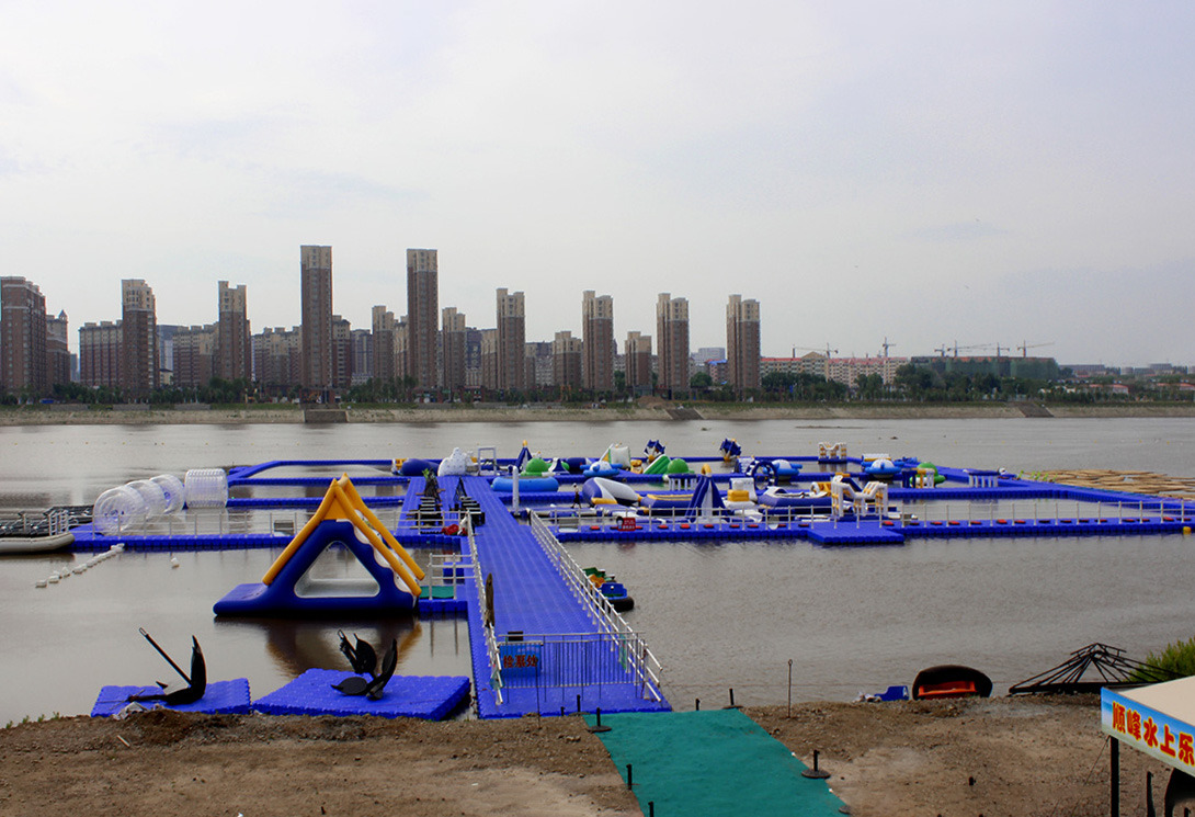 黑龍江牡丹江鏡泊湖大型水上漂浮綜合游樂園